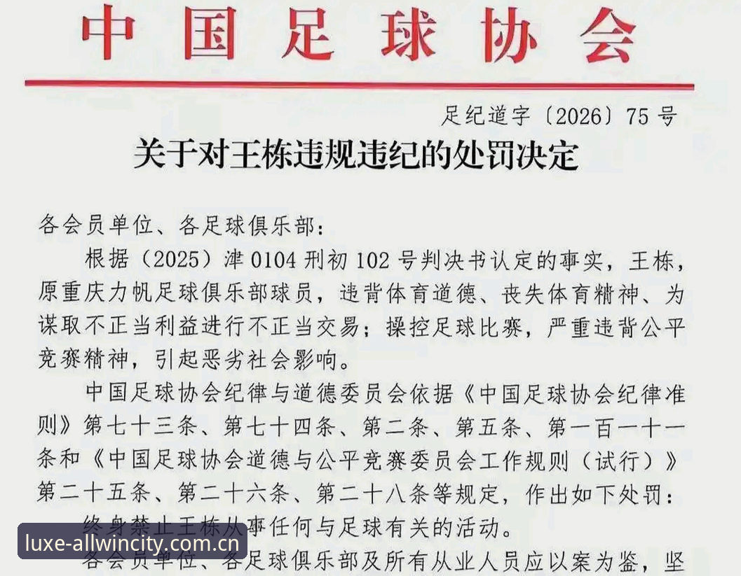 万象城评价最新版 中国足协第三批禁足名单最新动态:65人受罚,行业整顿力度空前